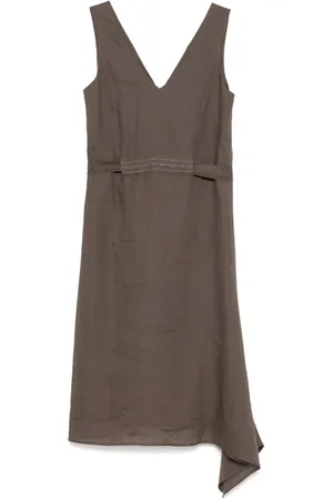 PESERICO SIGN Bead-detail midi dress
