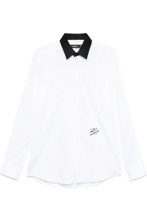 Karl Lagerfeld Contrast-collar shirt