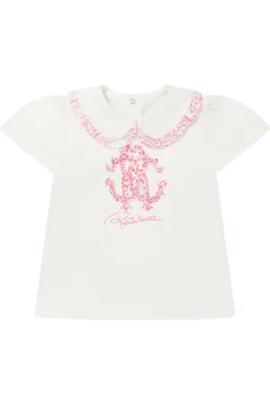 Roberto Cavalli Monogram-print T-shirt