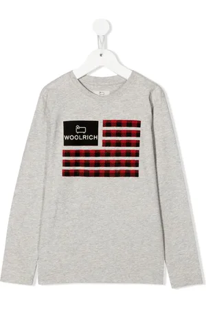 Woolrich Organic flag logo T-shirt