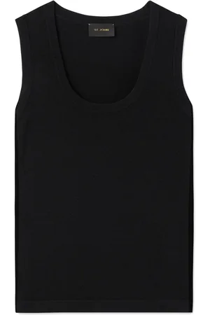 ST. JOHN Santiago knitted top