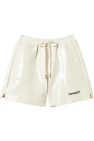 Twin-Set Sequin-embellished shorts