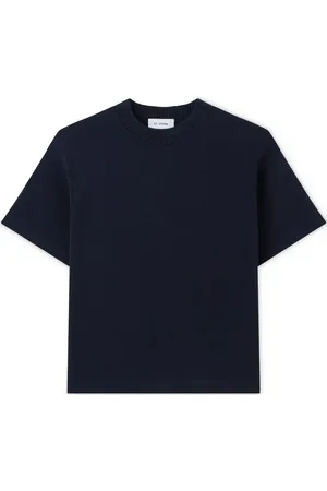 ST. JOHN Ribbed-trim T-shirt