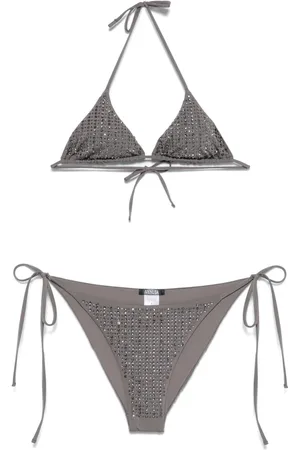 VENUJA Crystal-embellished bikini