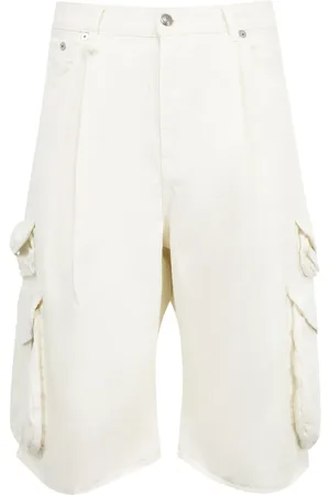R13 Denim cargo shorts