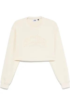 GCDS Logo cropped sweatshirt