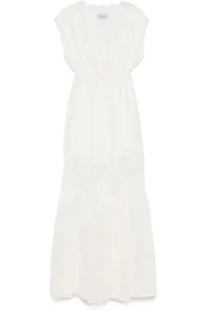 Ermanno Firenze Pinstriped maxi dress