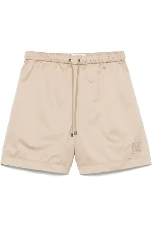 Fendi Logo-patch shorts