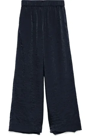 PESERICO SIGN Crinkle-effect trousers