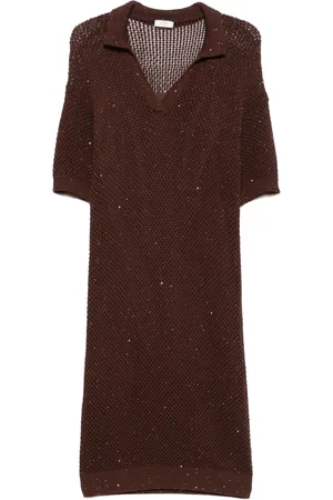 PESERICO SIGN Knitted midi dress