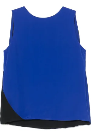 Msgm Bi-colour top