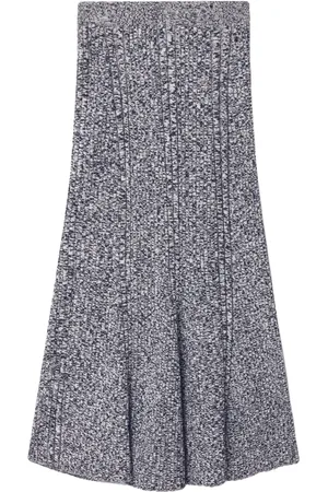 Stella McCartney Mouline mélange ribbed-knit skirt