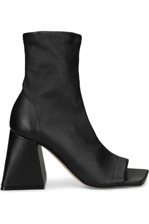 vic matiè Block-heeled open-toe ankle boots