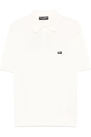 Dolce & Gabbana Logo-plaque polo shirt