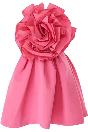 Carolina Herrera Floral-appliqué mini dress