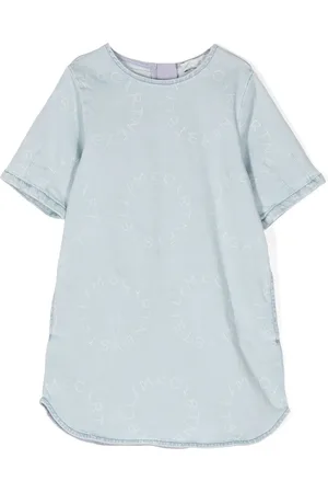Stella McCartney Logo-print denim dress