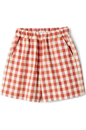 Il gufo Checked shorts