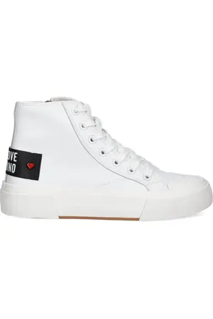 Moschino Logo-patch sneakers