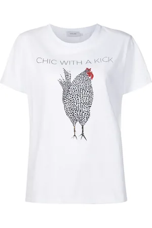 Isolda Graphic-print cotton T-shirt