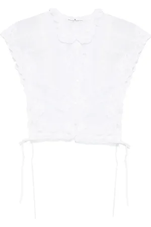 ERMANNO SCERVINO Valencienne-lace top