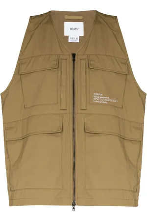 Wtaps Logo-print zip-up gilet