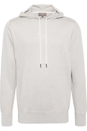 N.PEAL Long-sleeve drawstring hoodie