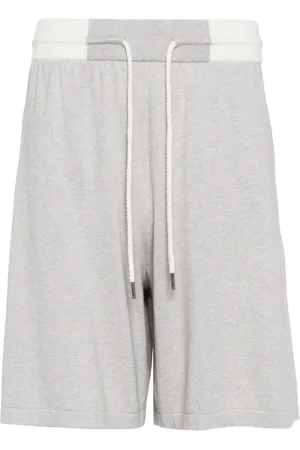 N.PEAL Drawstring track shorts