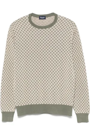 DRUMOHR Patterned-intarsia sweater