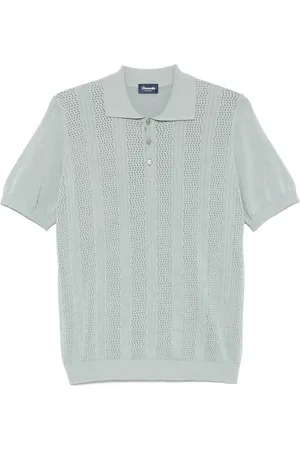 DRUMOHR Pointelle polo shirt