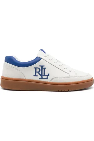 Ralph Lauren Embossed-logo sneakers