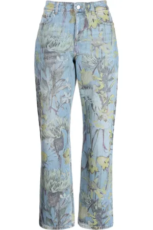 Stella McCartney Rewild Flora denim trousers