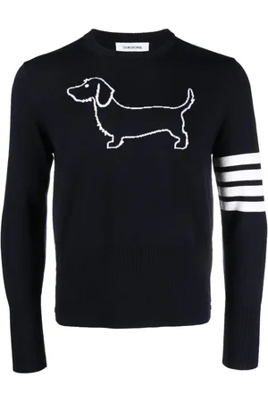 Thom Browne 4-Bar stripe wool jumper