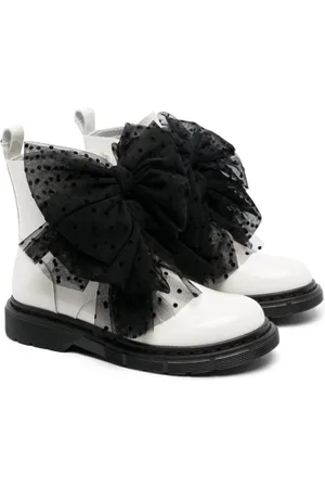 MONNALISA Bow-detail ankle boots