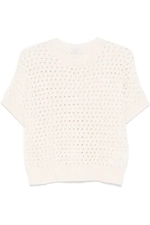 PESERICO SIGN Sequin-embellished top