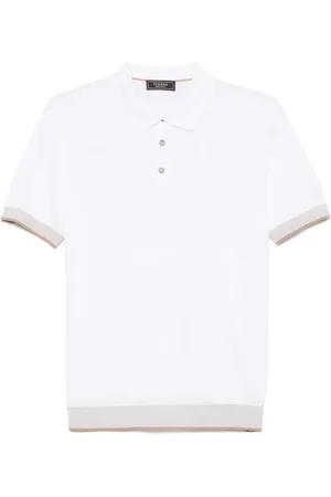 PESERICO SIGN Fine-knit polo shirt