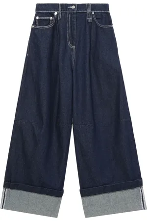 Simone Rocha Cotton wide jeans