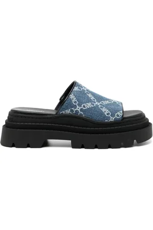Michael Kors Kendra denim sandals