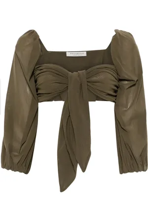 Serafini Draped-detail top