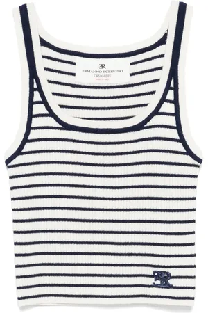 ERMANNO SCERVINO Striped tank top