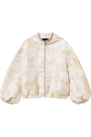 Twin-Set Embroidered jacquard bomber jacket
