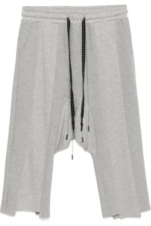 MOSTLY HEARD RARELY SEEN Spliced drop-crotch trousers
