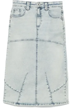 Patrizia Pepe Denim midi skirt