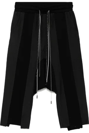 MOSTLY HEARD RARELY SEEN Spliced drop-crotch trousers