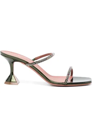 Amina Muaddi 95mm Gilda mules