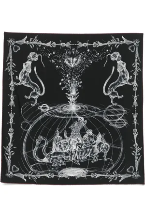 Fabiana Filippi X Benni Bosetto printed silk scarf