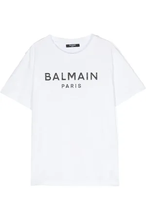 Balmain Logo-appliqué cotton T-shirt