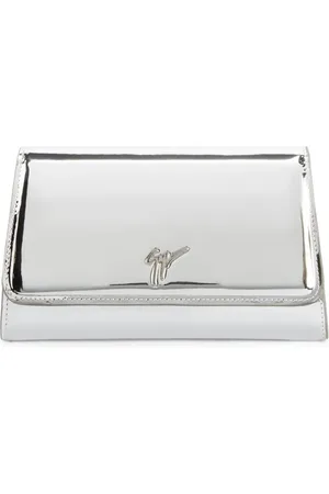 Giuseppe Zanotti Cleopatra metallic clutch bag