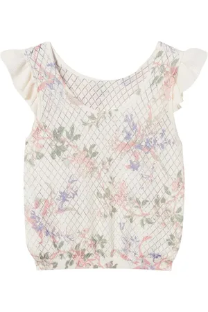 Twin-Set Floral knitted top