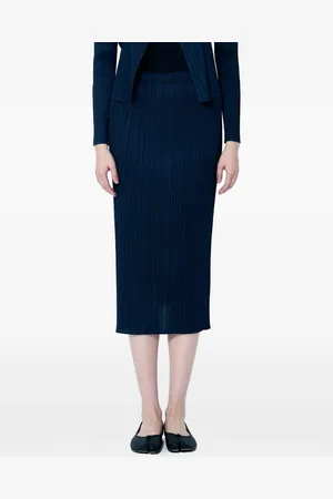 PLEATS PLEASE ISSEY MIYAKE Straight midi skirt