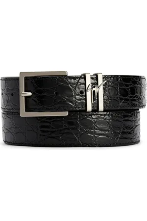 Giuseppe Zanotti Teodore crocodile-embossed belt